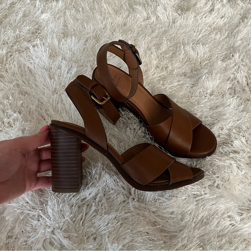 Brown Leather Heels